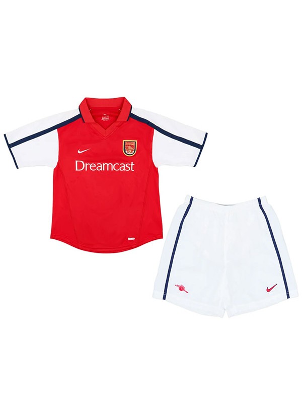 Arsenal home kids kit children retro jersey 2000-2002