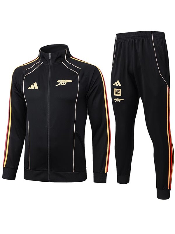 Arsenal jacket mens all black training tracksuit 2026-2027