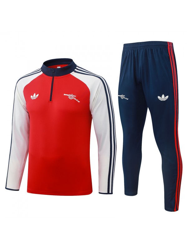 Arsenal tracksuit mens red white training kit 2026-2027