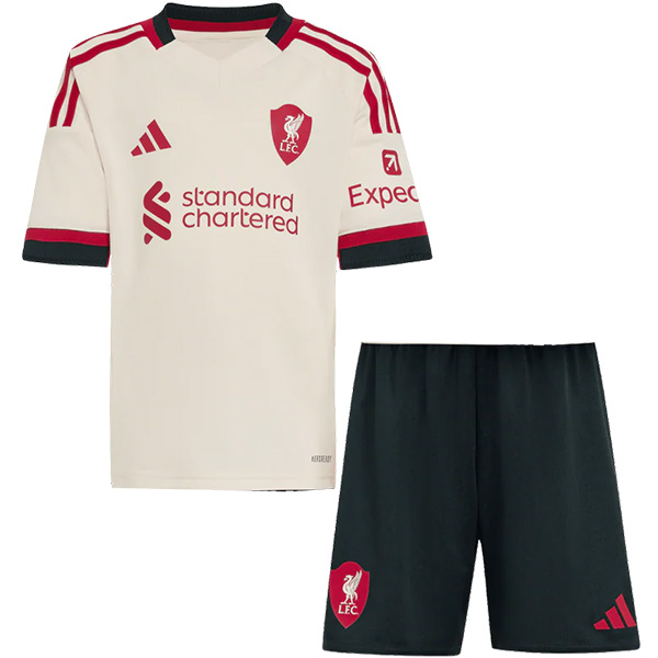 Liverpool away kids kit childrens jersey 2025-2026