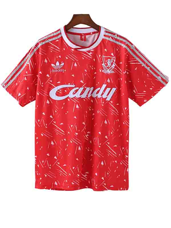 Liverpool home jersey mens retro shirt 1990-1991