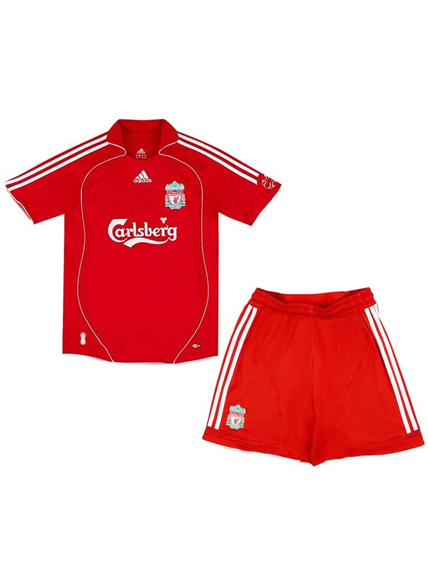 Liverpool home kids kit children retro jersey 2006-2008