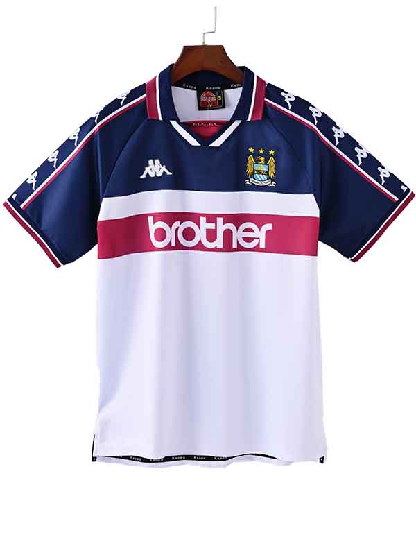 Manchester city away jersey mens retro shirt 1997-1998