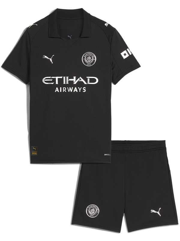 Manchester city away kids kit childrens jersey 2025-2026
