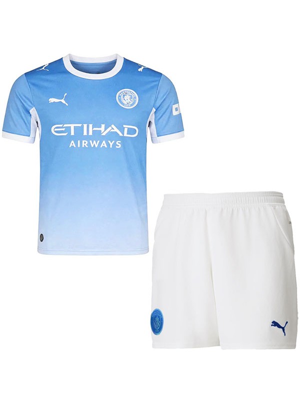 Manchester city home kids kit childrens jersey 2026-2027