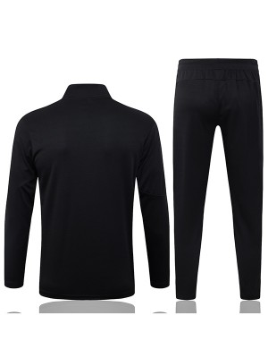 Manchester city tracksuit mens all black training kit 2025-2026