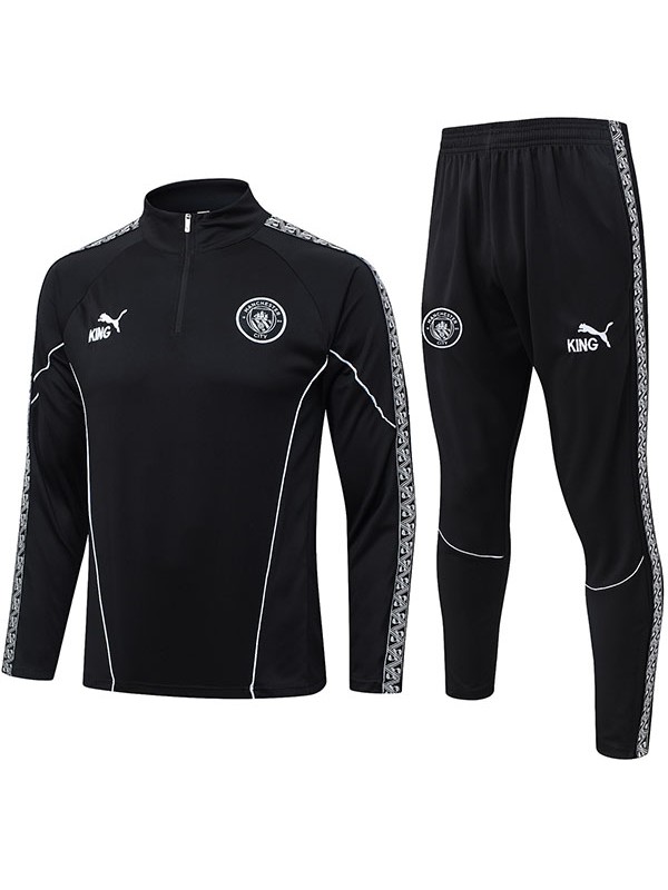 Manchester city tracksuit mens black training kit 2026-2027