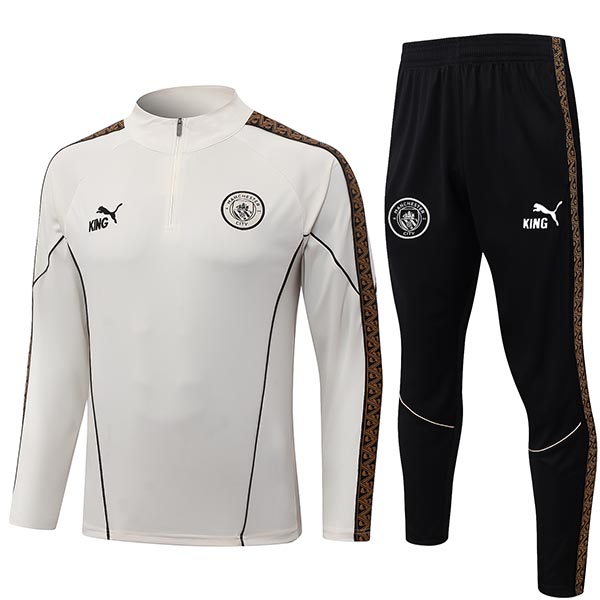 Manchester City tracksuit mens white black training kit 2026-2027