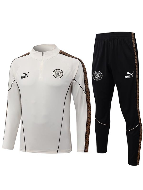 Manchester City tracksuit mens white black training kit 2026-2027
