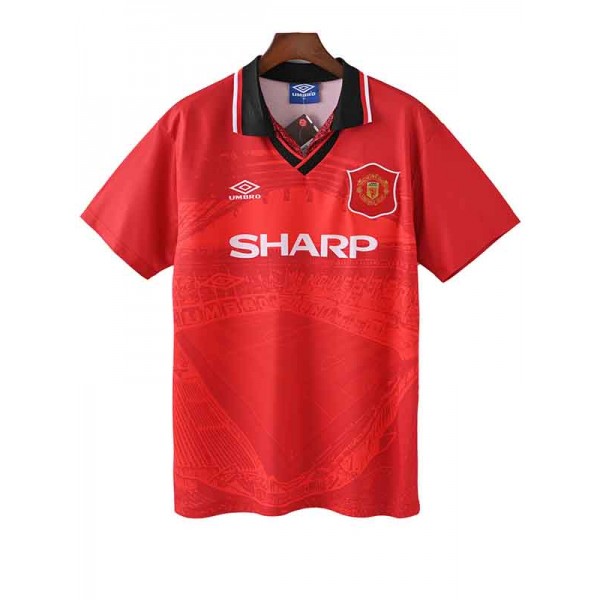 Manchester united home jersey mens retro shirt 1995-1996