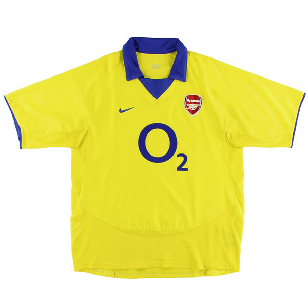 Arseanal away retro jersey second soccer uniform men's football kit top shirt 2003-2005