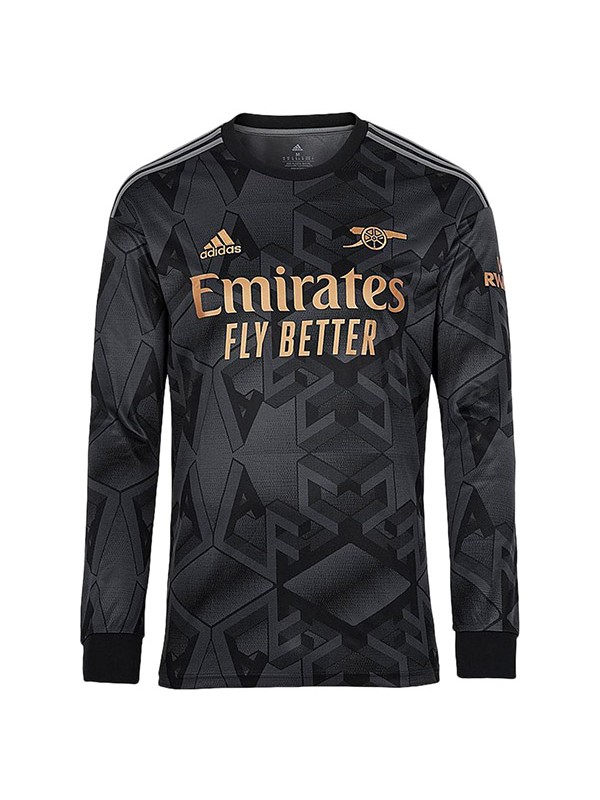 Arsenal away long sleeve jersey soccer uniform men's second sportswear football kit top sports shirt 2022-2023