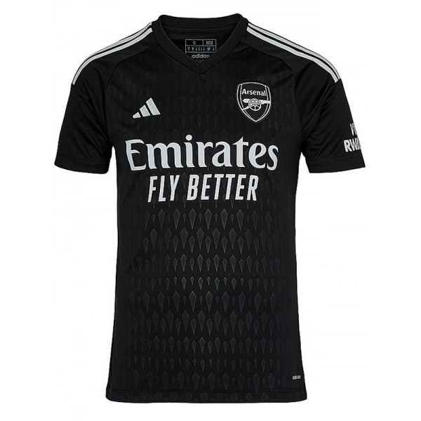 Arsenal goalkeeper jersey black soccer uniform men's football kit tops sport shirt 2023-2024