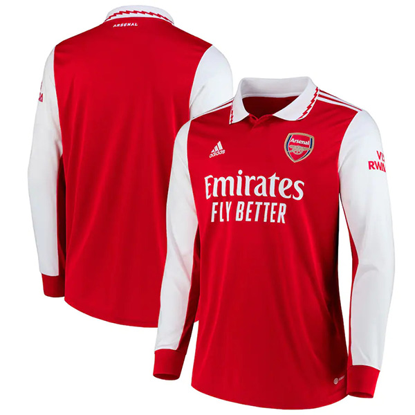 Arsenal home long sleeve jersey soccer uniform men's first football kit sports tops shirt 2022-2023