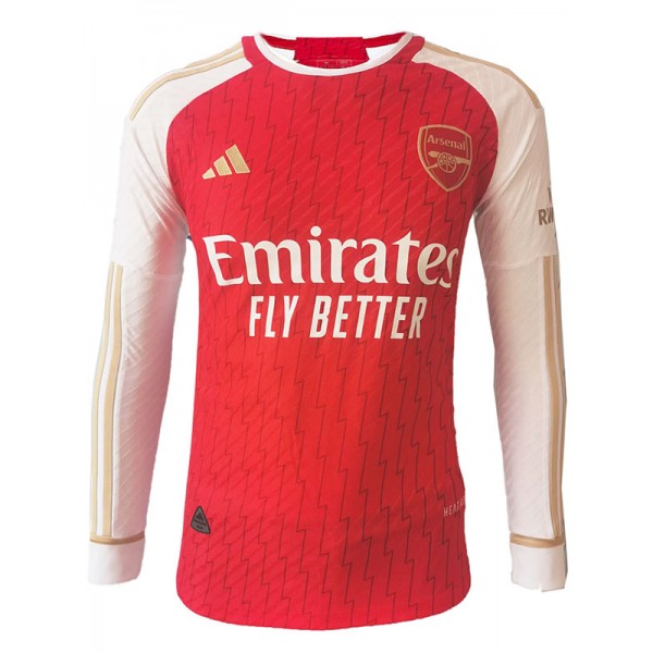 Arsenal home long sleeve jersey soccer uniform men's first sportswear football kit top shirt 2023-2024