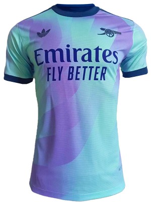 Arsenal third jersey soccer uniform men's 3rd sportswear football kit top shirt 2024-2025