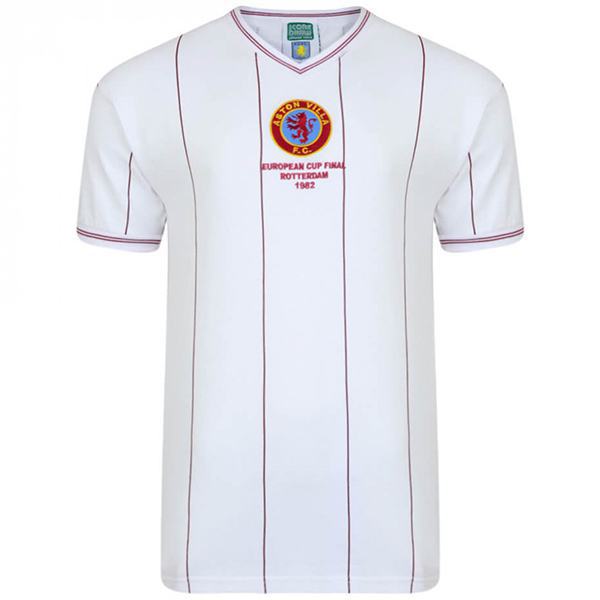Aston Villa away European Cup Final vintage retro jersey commemorating football shirt match men's second sportswear football shirt 1982