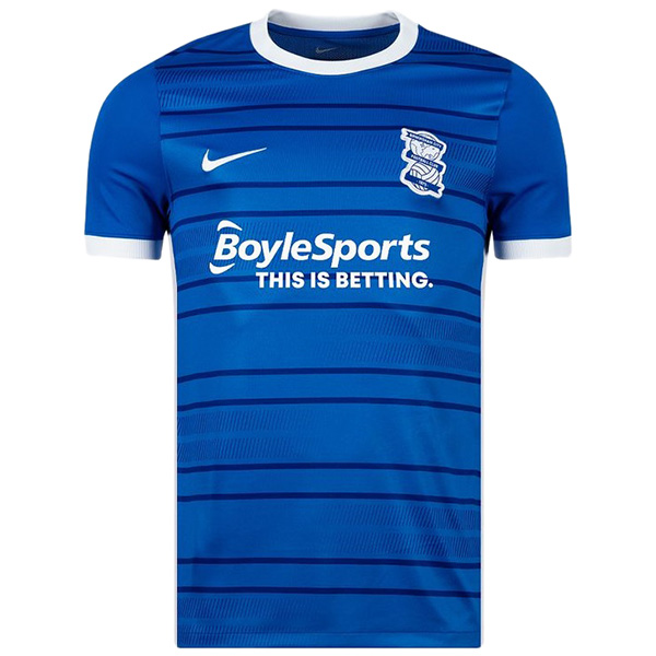 Birmingham City home jersey soccer uniform men's first football kit top sports shirt 2022-2023