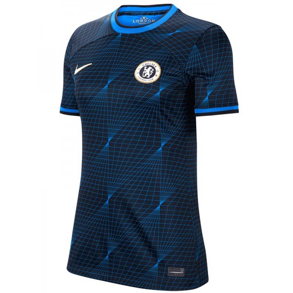 Chelsea away female jersey women's second soccer uniform ladies sportswear football tops sport shirt 2023-2024