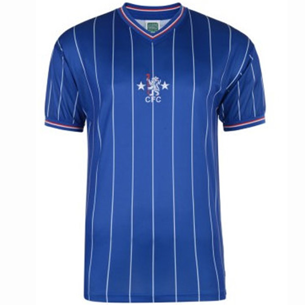 Chelsea retro jersey soccer match men's sportswear football tops sport shirt 1982-1983