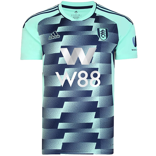Fulham away jersey soccer uniform men's second football kit tops sport shirt 2022-2023