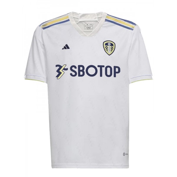 Leeds united home jersey soccer uniform men's first sportswear football kit top sports shirt 2023-2024