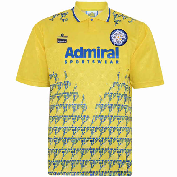 Leeds United retro away soccer match men's second sportswear football tops sport shirt 1992-1993