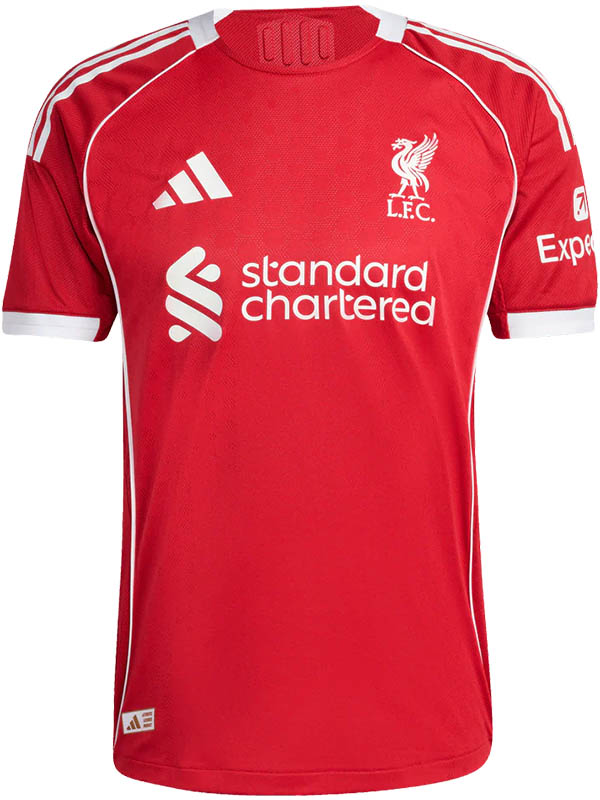 Liverpool maglia da casa uniforme da calcio per adulti prima divisa sportiva da uomo kit da calcio maglia da calcio 2025-2026