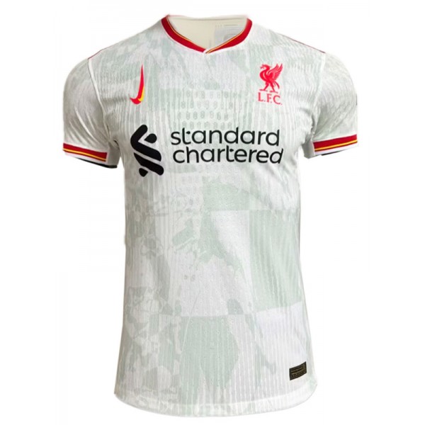 Liverpool third jersey soccer uniform men's 3rd football kit sports top shirt 2024-2025