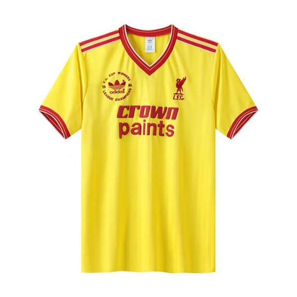 Liverpool third retro jersey soccer uniform men's 3rd football kit sports top shirt 1985-1986