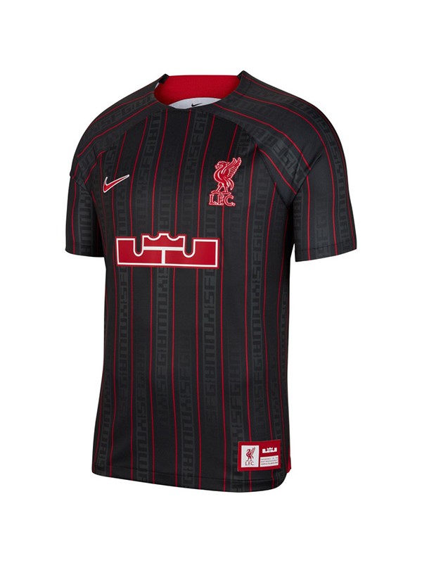 Liverpool X Lebron james united special edition jersey soccer uniform men's black sportswear football shirt 2023-2024