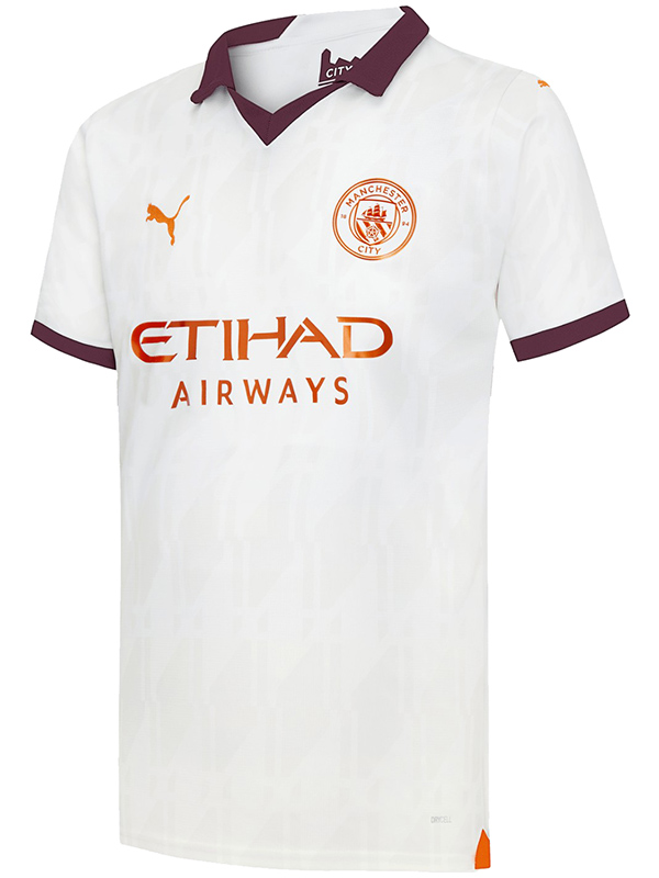 Manchester city away jersey soccer uniform men's second football kit tops sport shirt 2023-2024