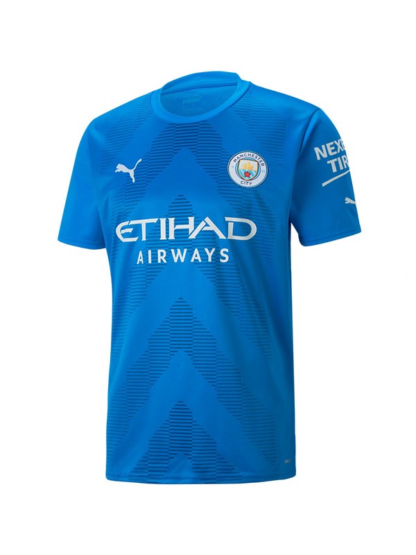 Manchester city goalkeeper jersey soccer uniform men's football kit sports blue tops shirt 2022-2023