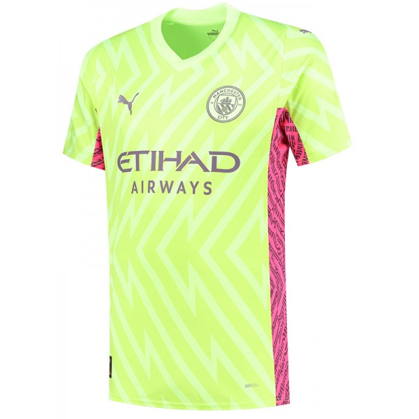 Manchester city goalkeeper jersey soccer uniform men's yellow football kit tops sport shirt 2023-2024