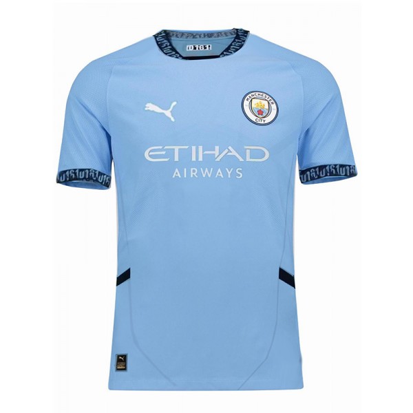 Manchester city home jersey soccer uniform men's first sportswear football kit top shirt 2024-2025