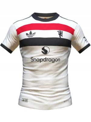 Manchester united third jersey adult soccer uniform men's 3rd sportswear football kit top shirt 2024-2025