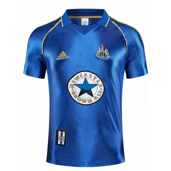 Newcastle United away retro jersey soccer uniform men's first football tops shirt 1998-1999
