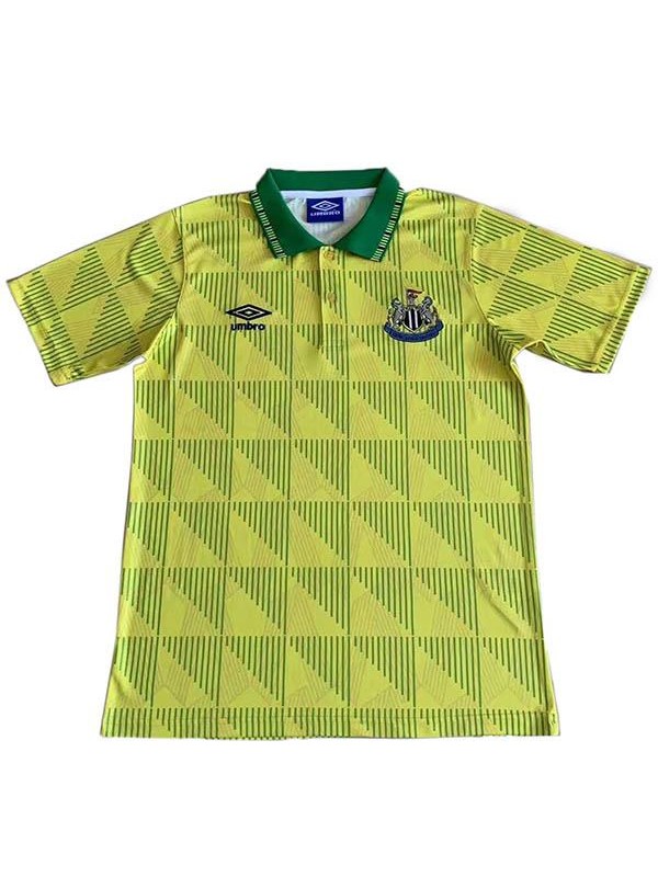 Newcastle United away retro vintage soccer jersey men's second sportswear football tops sport shirt 1991