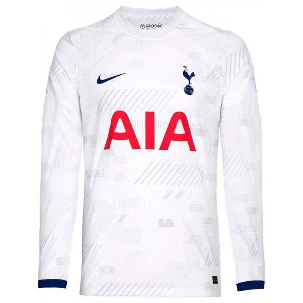 Tottenham hotspur home long sleeve jersey soccer uniform men's first sportswear football kit top shirt 2023-2024