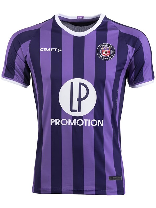 Toulouse away jersey soccer uniform men's second sportswear football kit top shirt 2023-2024