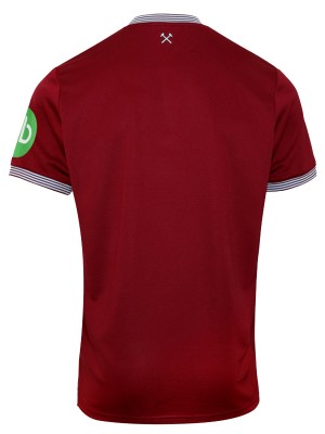 West ham united maglia da casa uniforme da calcio per adulti maglia da calcio prima divisa sportiva da uomo 2025-2026