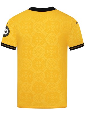 Wolverhampton Wanderers maglia da casa uniforme da calcio per adulti maglia da calcio prima divisa sportiva da uomo 2025-2026