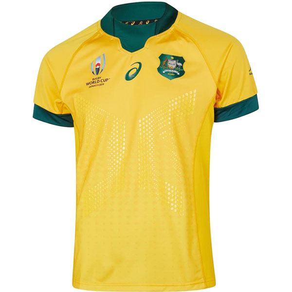 Australia Home 2019 Rugby World Cup Men's Gameday RWC Replica Jersey