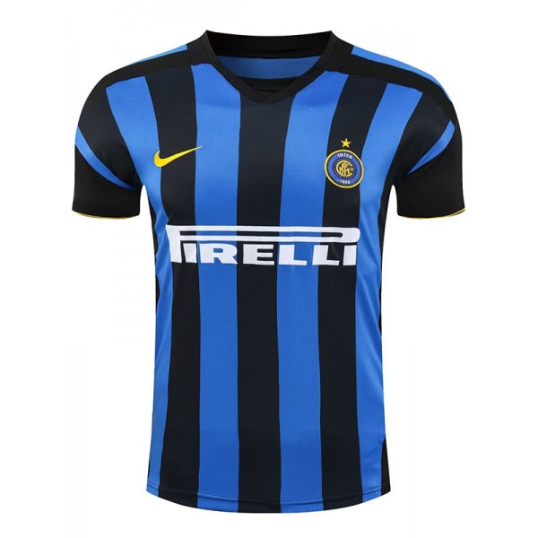 Inter milan home retro jersey vintage soccer uniform men's second football kit sports top shirt 2002-2003