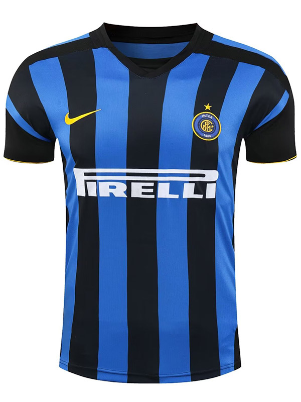 Inter milan home retro jersey vintage soccer uniform men's second football kit sports top shirt 2002-2003