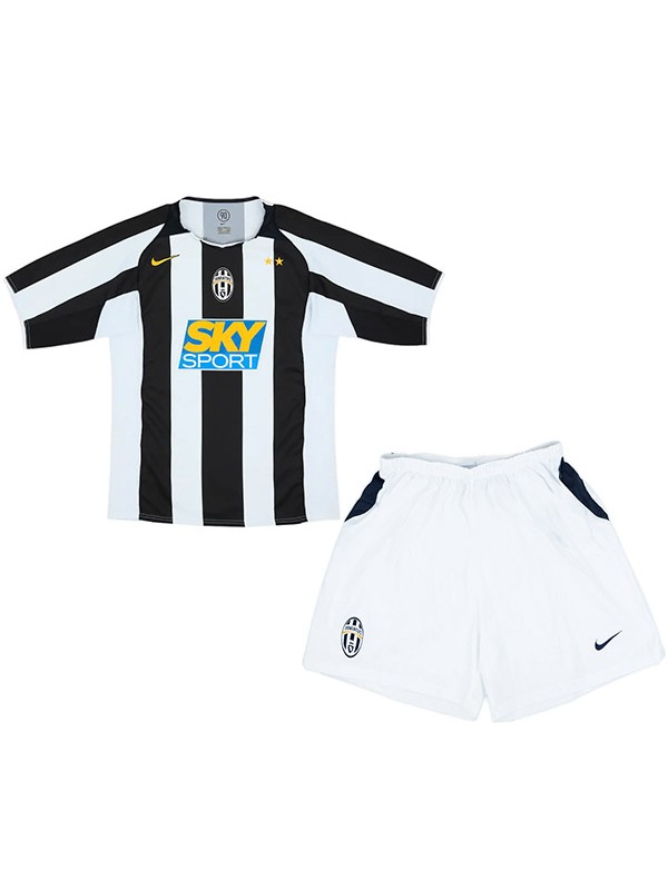Juventus home kids kit children retro jersey 2004-2005