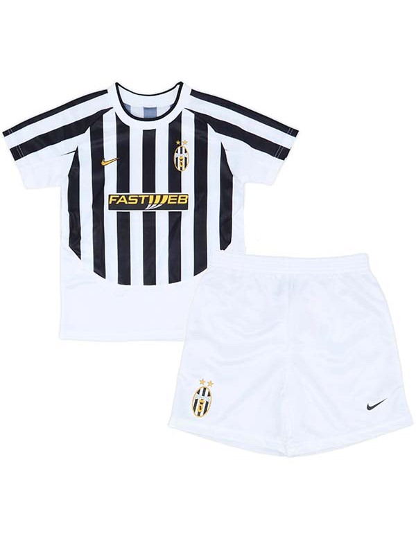 Juventus home kids kit childrens retro jersey 2003-2004