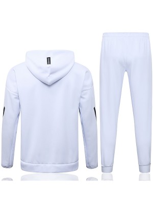 Juventus hoodie jacket white long zipper tracksuit 2025-2026
