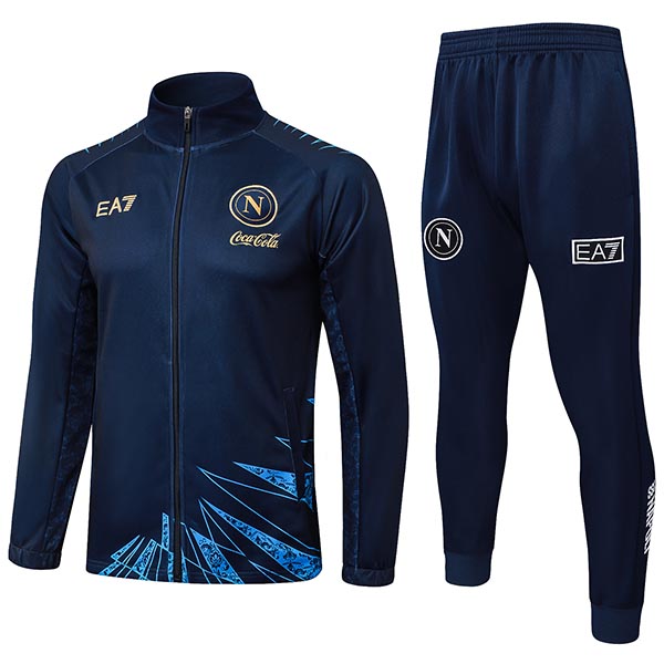 Napoli jacket mens navy blue training tracksuit 2026-2027