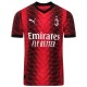 AC milan home jersey soccer uniform men's first football kit sports top shirt 2023-2024